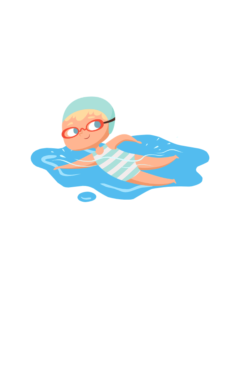 Anfänger Schwimmkurs 7 bis 10 Jahre