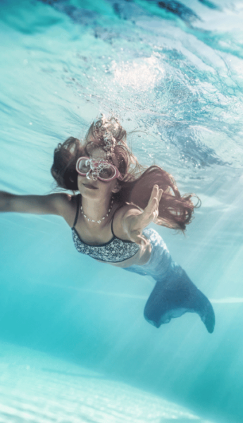 Meerjungfrauen Schwimmen - Schnupperkurs