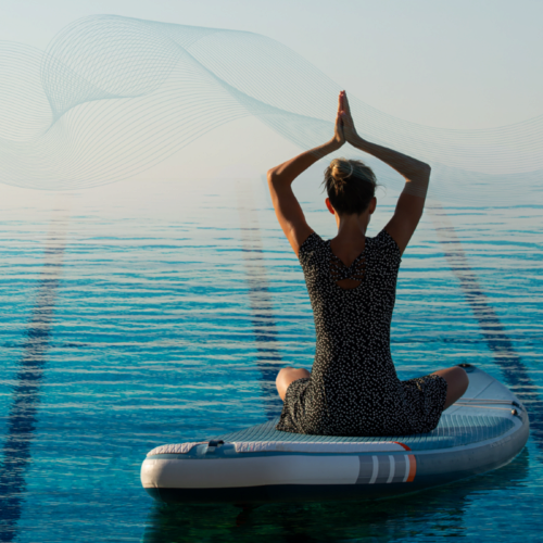 Meditation auf dem Wasser