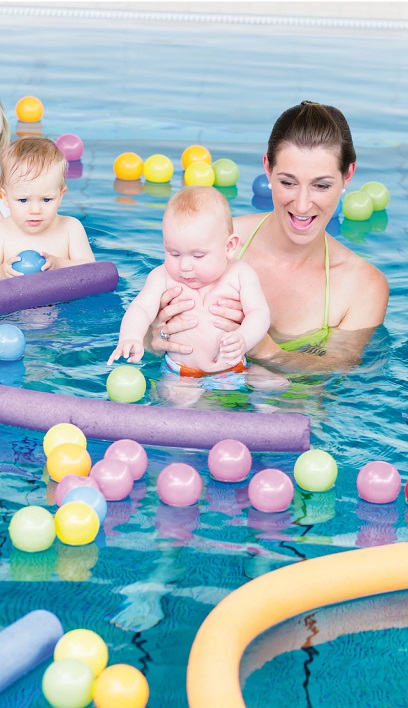 Säuglingsschwimmen 4. - 6. Lebensmonat